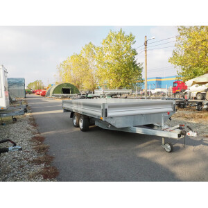 Remorca auto Cargo SSD 4121 oblon aluminiu 2000kg, 410x210 cm