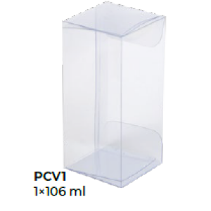 Cutie din plastic transparent