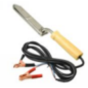 Cutit de descapacit electric, 12 V, 300W, cu maner de lemn, 440 mm