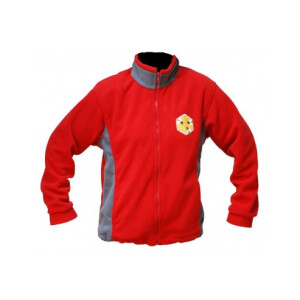 Hanorac Polar pentru barbati, rosu cu albinuta, Marimea M