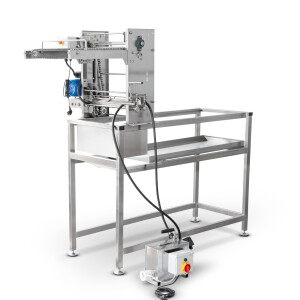 Masina de descapacit automata, incalzire cu apa, suport de preluare rame 12 nuc, 230 V