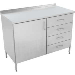 Masa si Dulap pentru atelier apicol, cu sertare, închidere silențioasă, 1200 mm - PREMIUM
