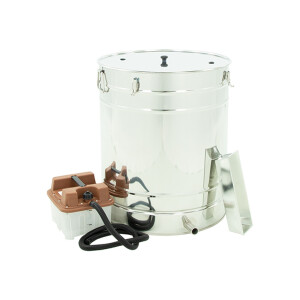 Topitor de ceara cu generator de aburi din INOX 100L Ø500