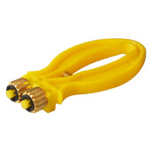 Întinzător pentru sârmă, cu mâner din plastic cu arc și rotițe metalice