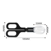 Cleste de prins matca din plastic tip foarfeca