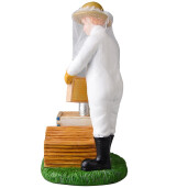 Figurină decorativă „Apicultor, stup deschis” 3D din rășină (RC001‑6)