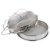 Strecurător dublu, din oțel inoxidabil, Ø320mm