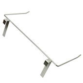 Suport inox pentru rame în aşteptare (3‑4 rame), 46 × 6 × 2,6 cm