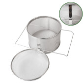 Strecurător dublu, din oțel inoxidabil, Ø240mm