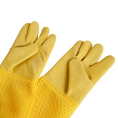 Mănuși apicole profesionale, din piele de capră, cu manșetă și aerisire ( mărimi S - XXL )