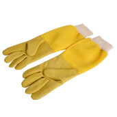 Mănuși apicole profesionale, din piele de capră, cu manșetă și aerisire ( mărimi S - XXL )