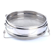 Strecurator din inox, dublu, bombat, pentru miere