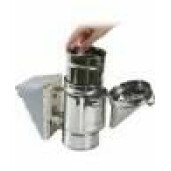 Afumator albine din inox cu tub