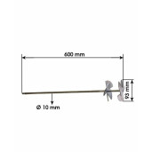 Agitator elice, inox - pentru omogenizarea mierii