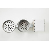 Afumator albine galvanizat, cu tub, 25 cm