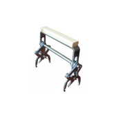 Cleste pentru prins rama din inox cu maner de lemn