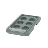 Soclu din plastic pentru stup de 6 rame cu aerisiri