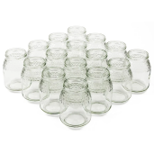 Borcan din sticlă, 1 kg, cu design tip fagure (hexagoane) (TO82)