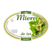 Eticheta miere ovala de Tei (92x60 mm)