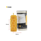 Forma silicon, Lumanare cu imprimeu hexagon