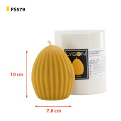 Forma de silicon: Ou mare cu dungi