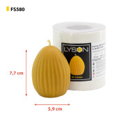 Formă din silicon - Ou mic dungat