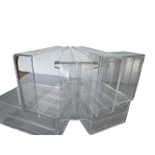 Cutie pentru fagure cu miere – 250g, plastic transparent alimentar
