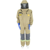 Combinezon apicol profesional de protecție pentru viespi și viespi asiatice – set complet cu cască și mănuși - Lyson Professional