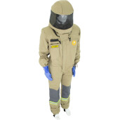 Combinezon apicol profesional de protecție pentru viespi și viespi asiatice – set complet cu cască și mănuși - Lyson Professional