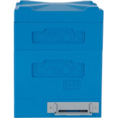 Corp pentru Mini stup Dadant CLASSIC pentru rame modulare 160 mm, vopsit albastru