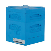 Corp pentru Mini stup Dadant CLASSIC pentru rame modulare 160 mm, vopsit albastru