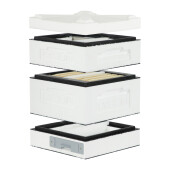 Capac pentru Mini stupul CLASSIC cu rame modulare, Nevopsit