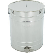 Maturator din inox 200 l, canea inox, cleme prindere capac si garnitura silicon, manere, Classic Line