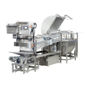Linie profesională de extracție a mierii LYSON Professional Premium Line W20951_P3 – 40 rame, descăpăcitor PREMIUM, melc profesional pentru căpăceală 100 kg/oră, sistem automat electric pentru transferul ramelor – 230V