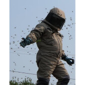 Combinezon apicol profesional de protecție pentru viespi și viespi asiatice – set complet cu cască și mănuși - Lyson Professional