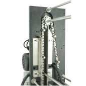 Mașină semiautomată pentru descăpăcit rame Dadant – alimentare manuală, cuțite vibrante încălzite cu abur, 230V, masă de descăpăcire 1500 mm – Lyson