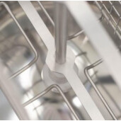 Centrifugă tangențială manuală pentru 2 rame, cu bazin transparent din plexiglas acrilic 5 mm, LYSON