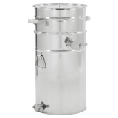 Maturator din inox 70 L cu sita din inox si canea, Classic Line