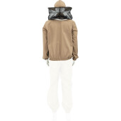 Bluză apicolă SAF Natura cu fermoar și mască detașabilă