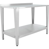 Masă de lucru din oțel inoxidabil pentru atelierul stupinei, 1200 mm