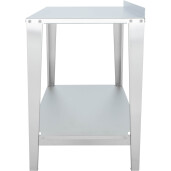 Masă de lucru din oțel inoxidabil pentru atelierul stupinei, 1200 mm