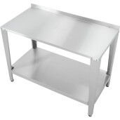 Masă de lucru din oțel inoxidabil pentru atelierul stupinei, 1200 mm