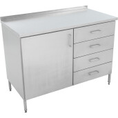 Masa pentru atelier apicol cu ​​uși duble, închidere silențioasă, chiuveta 1200 mm - PREMIUM