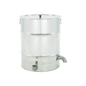 Topitor de ceara din inox, cu sita fara arzator, dimensiuni 480x480 mm