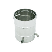Topitor de ceara din inox, cu sita fara arzator, dimensiuni 480x480 mm