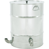 Topitor de ceară cu aburi din inox – capacitate 98 litri, cu coș perforat interior - Saf Natura