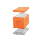 Stup pentru 6 rame, Portocaliu, Multi-Frame