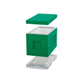 Stup pentru 6 rame, Verde, Multi-Frame