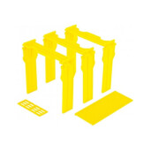 Mini stup de imperechere, MINI API, 3 rame, vopsit-maro