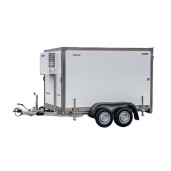REMORCĂ FRIGORIFICĂ - capacitatea 2000 kg  - cu roata de rezervă, rampă și bandă de fixare